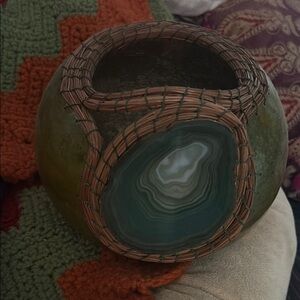 Green and Brown Decorative Vase